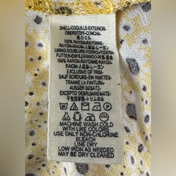 Free People Yellow Floral Wrap Blouse - Picture 9 of 10